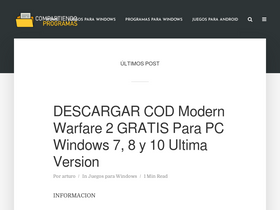 'compartiendoprogramas.com' screenshot
