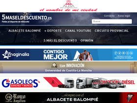 '5maseldescuento.es' screenshot