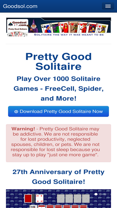 Pretty Good Solitaire - Download