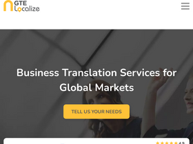 'gtelocalize.com' screenshot