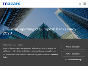 'mazars.com' screenshot