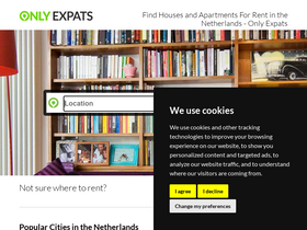 'onlyexpats.nl' screenshot
