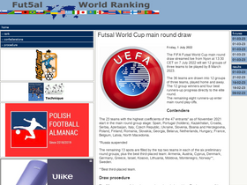 'futsalworldranking.com' screenshot