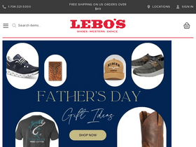 'lebos.com' screenshot