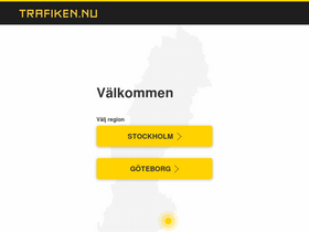 'trafiken.nu' screenshot