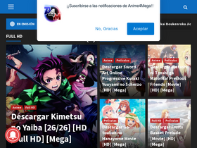 'anime4mega.net' screenshot