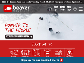 'skithebeav.com' screenshot