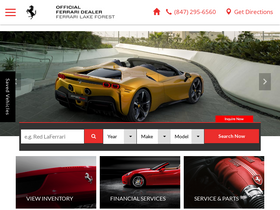 'ferrarilakeforest.com' screenshot