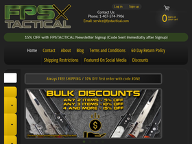 fpstactical.com homepage screenshot