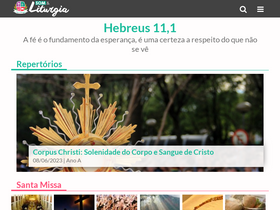 'someliturgia.com.br' screenshot