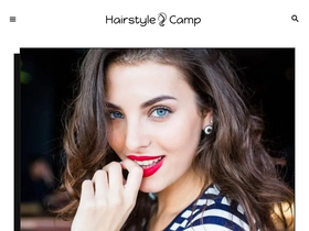'hairstylecamp.com' screenshot
