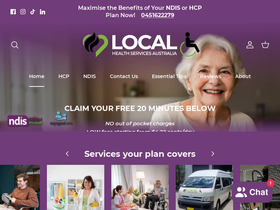 lhsa.com.au homepage screenshot