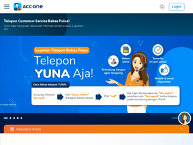 'acc.co.id' screenshot
