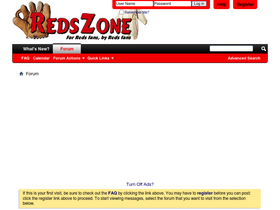 'redszone.com' screenshot