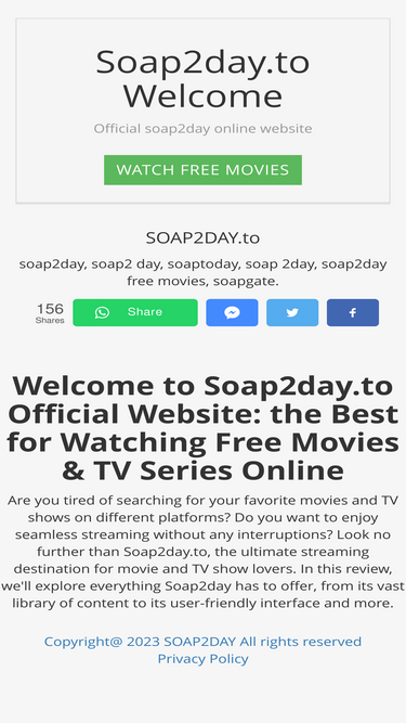 Soap2day official online site