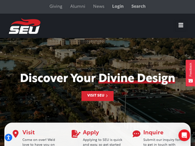 'seu.edu' screenshot