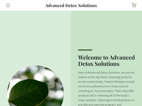 advanceddetoxsolutions.com homepage screenshot