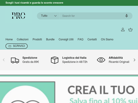 proricambi.it homepage screenshot