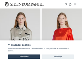sidenkompaniet.se homepage screenshot