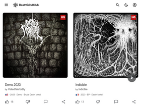 'deathgrind.club' screenshot