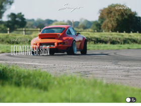 'singervehicledesign.com' screenshot
