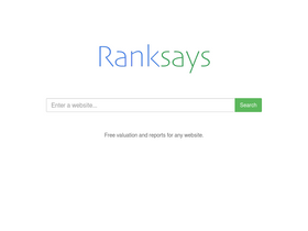 'ranksays.com' screenshot
