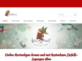'waldfee.net' screenshot