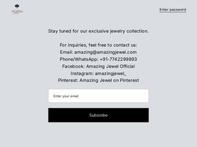 amazingjewel.com homepage screenshot