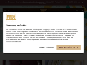 'vinos.de' screenshot