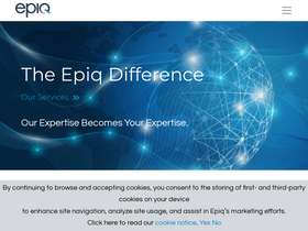 'epiqglobal.com' screenshot