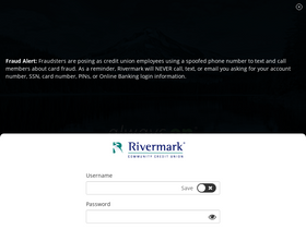 'rivermarkcuonline.org' screenshot