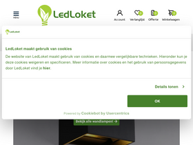 'beheer.ledloket.nl' screenshot