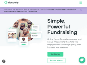 'donately.com' screenshot