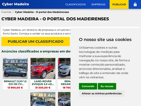 'cybermadeira.com' screenshot