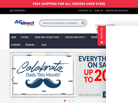 'acdirect.com' screenshot