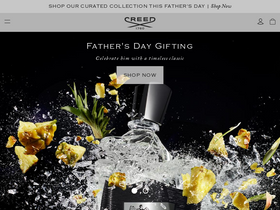 'creedfragrances.co.uk' screenshot