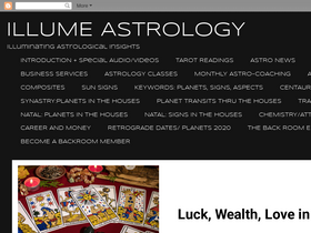 'illumeastrology.blogspot.com' screenshot