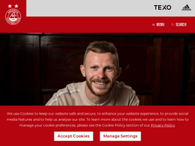 'afc.co.uk' screenshot