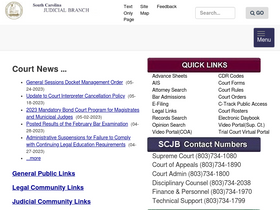 'sccourts.org' screenshot