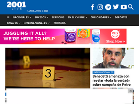 '2001online.com' screenshot