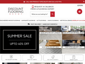 'discountflooringdepot.co.uk' screenshot