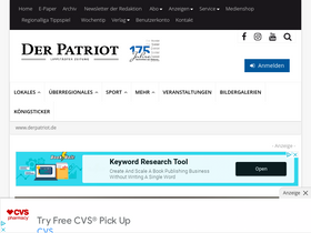 'derpatriot.de' screenshot