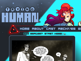 'tryinghuman.com' screenshot
