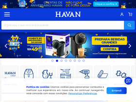 'havan.com.br' screenshot