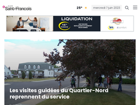 'journalsaint-francois.ca' screenshot