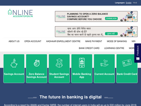 'onlineaccountopen.in' screenshot