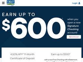 'dubuquebank.com' screenshot