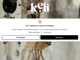 keli-style.com homepage screenshot