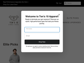 tens10.net homepage screenshot