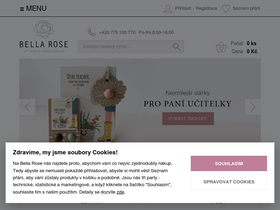 'bellarose.cz' screenshot